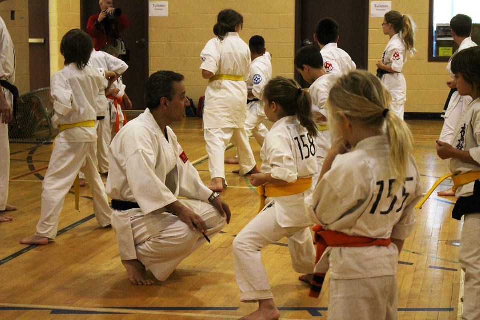 Kyokushin Karate kids training